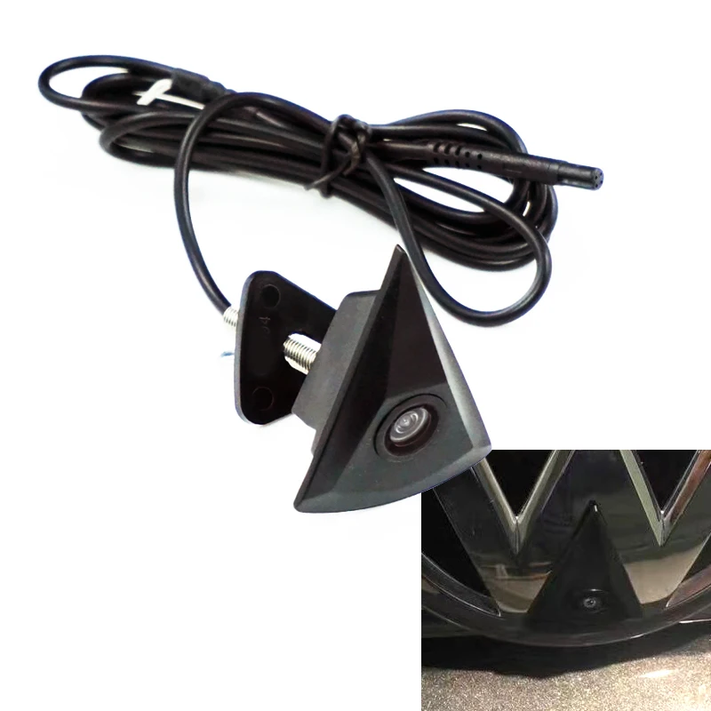 HD CCD Автомобильная камера с логотипом переднего вида автомобиля для VW GOLF Bora Jetta