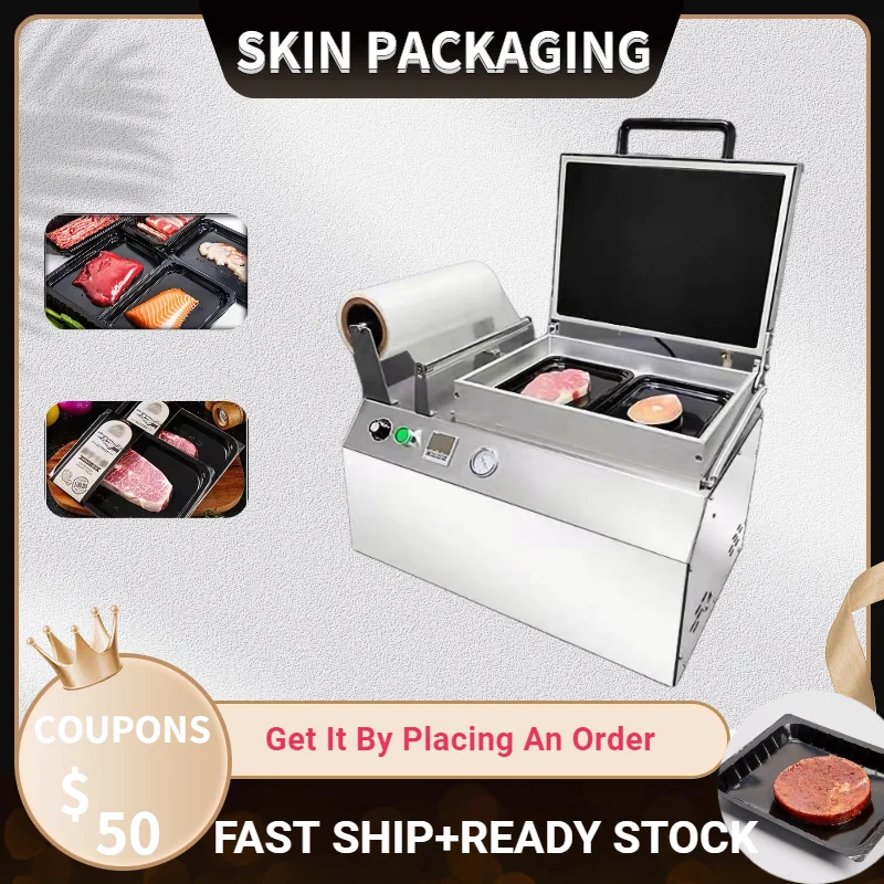 

Skin Packing Machine Vacuum Packing Machine Shrimp/Seafood/Meat Vacuum Skin Packing machine