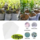Мешочки биоразлагаемые для выращивания растений, 100 шт., горшки для овощей