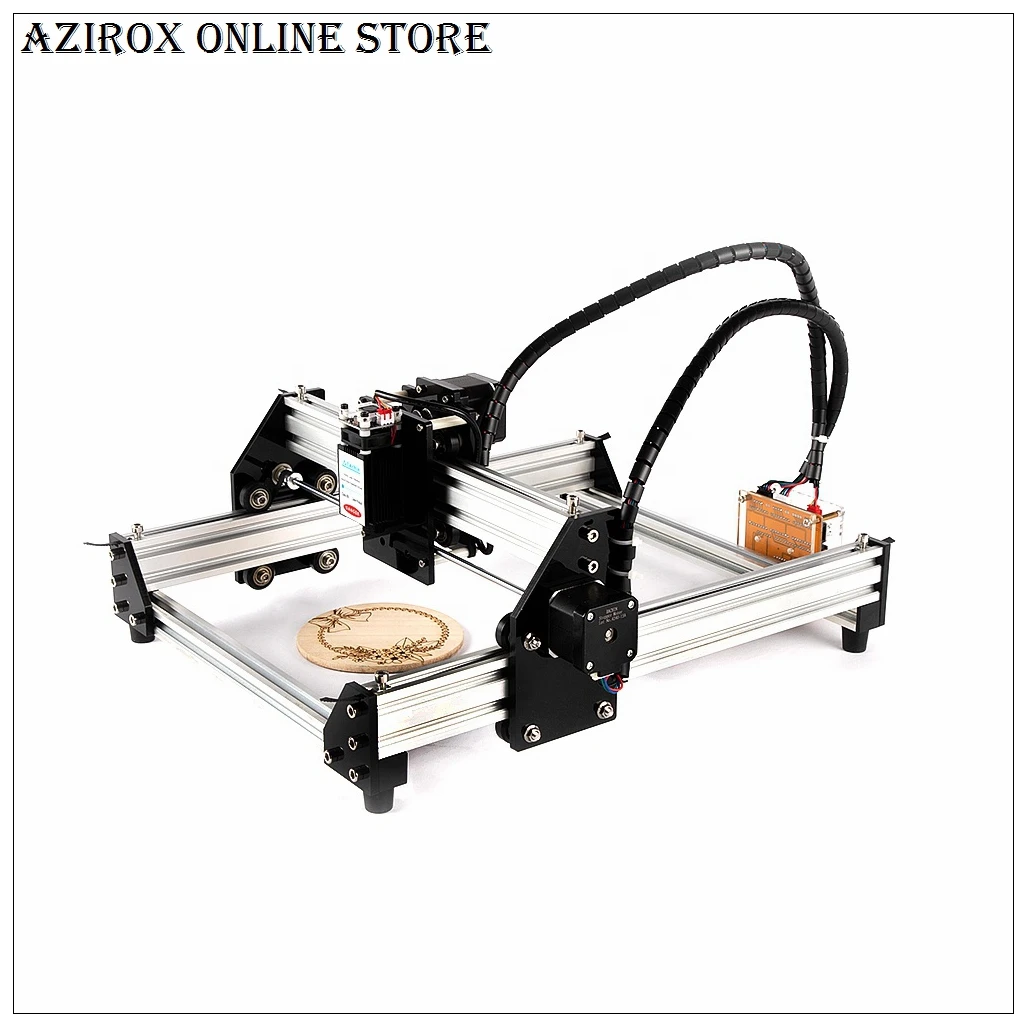 

AZIROX D8-4050 500mW 2500mW 7000mW advanced toys wood leather mini laser engraving machine diy cnc cutting engraver