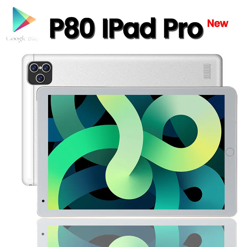 Tableta P80 Pad Pro de 8 pulgadas, Tablet con Android 10,0, 6GB de RAM, 128GB de ROM, Tarjeta Sim Dual, GPS, Google Play, tipo C