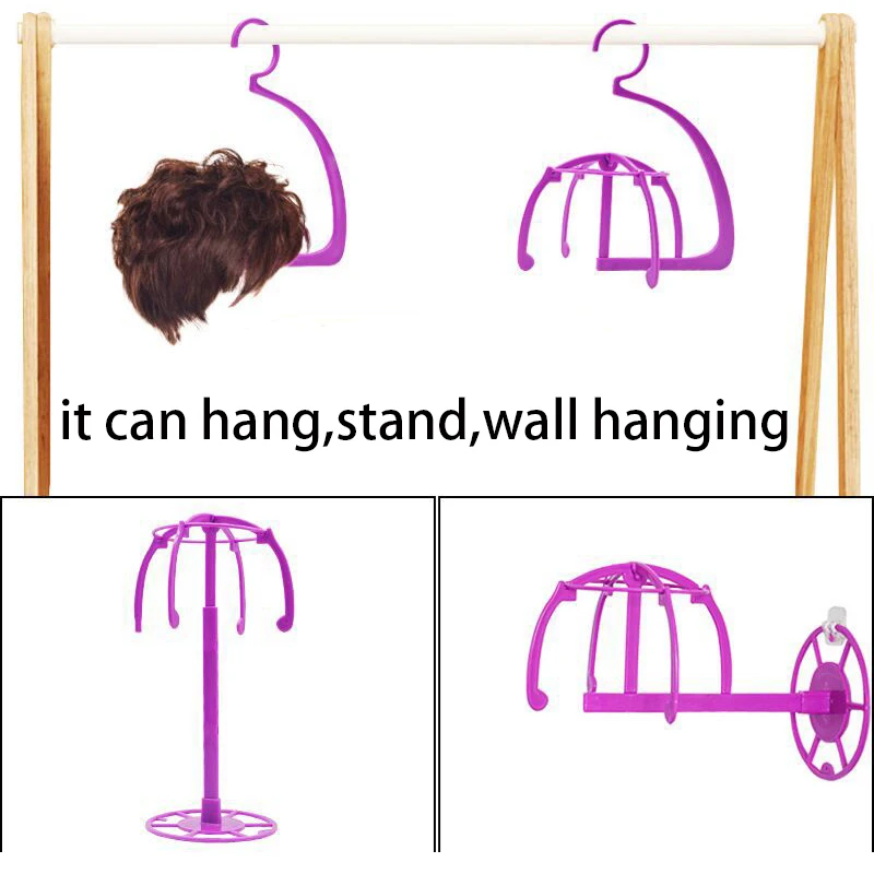 Многофункциональные регулируемые подставки для париков пластиковые держатели