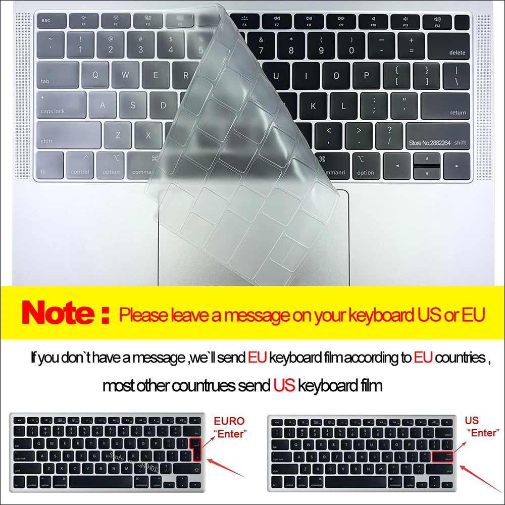 Чехол для ноутбука MacBook Air 13 A2179 2020 A2289 A2251 Pro Touch Bar ID Retina 11 15 16 A2141 2019 + чехол