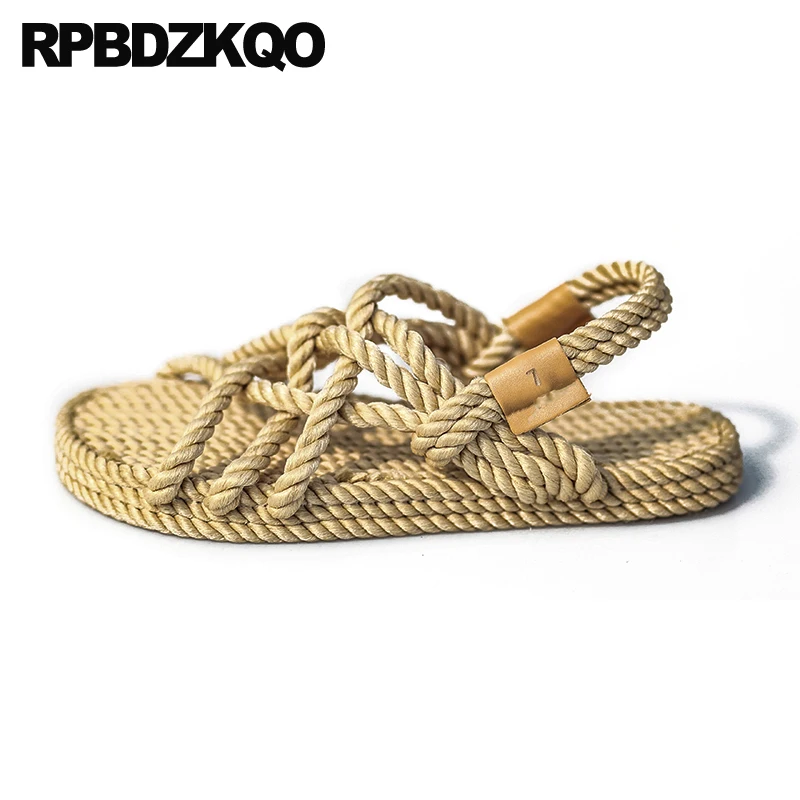 Сандалии женские на плоской подошве Повседневная пляжная обувь с открытым