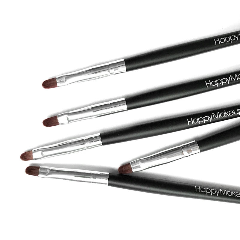 1/3/5 шт. Новая кисточка для макияжа подводка глаз с одной скошенной деревянной