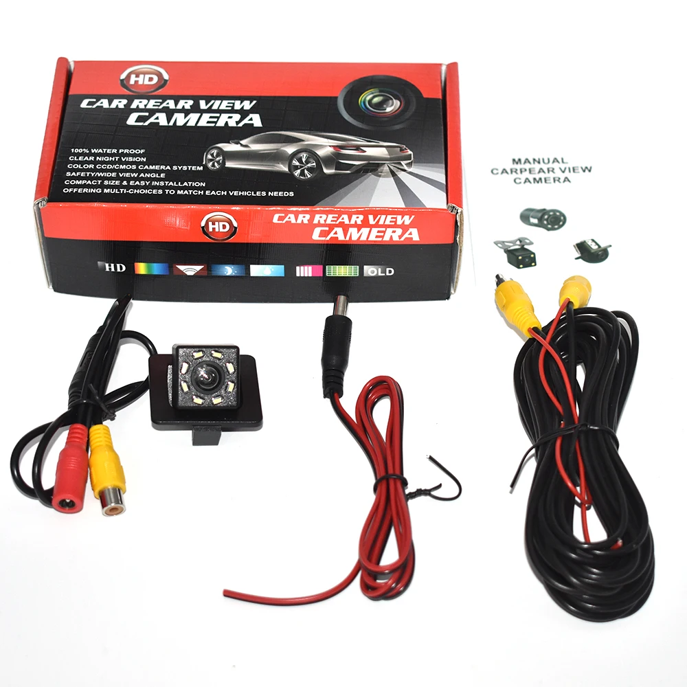 ZJCGO CCD Автомобильная камера заднего вида для парковки с ночным видением