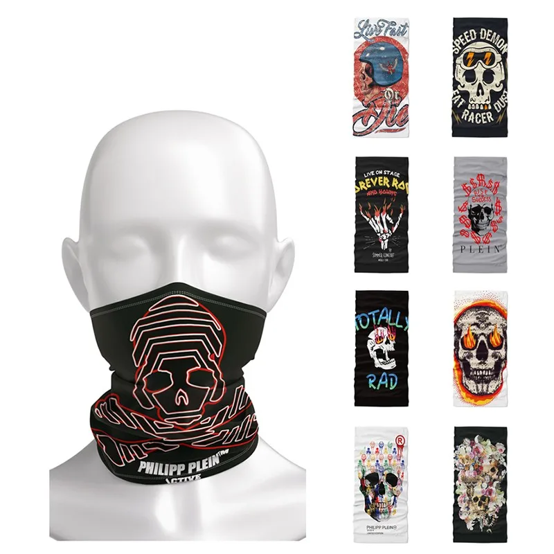 

Cycling Face Mask Headwear Skeleton Skull Wrap Scarf Neck Bandanas Ski Sport Hiking Scarves 3D Printing Breathable Magic Bandana