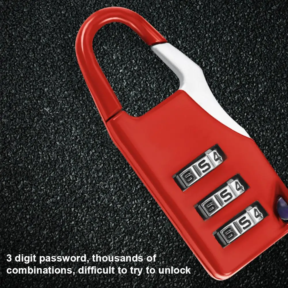 

Motorcycle Helmet Lock Cable Security Combination Lock Carabiner for Motorbike Bicycle Scooter Helmet Lock Cycling Helmet Lock