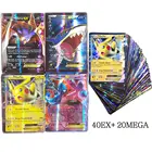 60 шт.кор. TAKARA TOMY Pokemon Battle Card EX MEGA Booster Box английская торговая игра блестящая карта Топ загруженный список игрушка подарок для детей