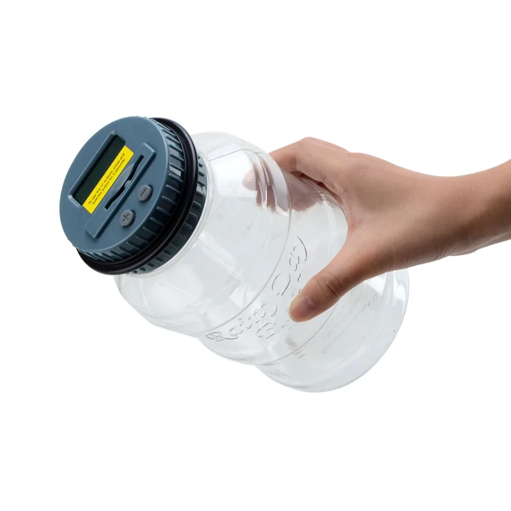 Электронная умная Копилка ведро с подсчетом новинка в форме ведра обучающее