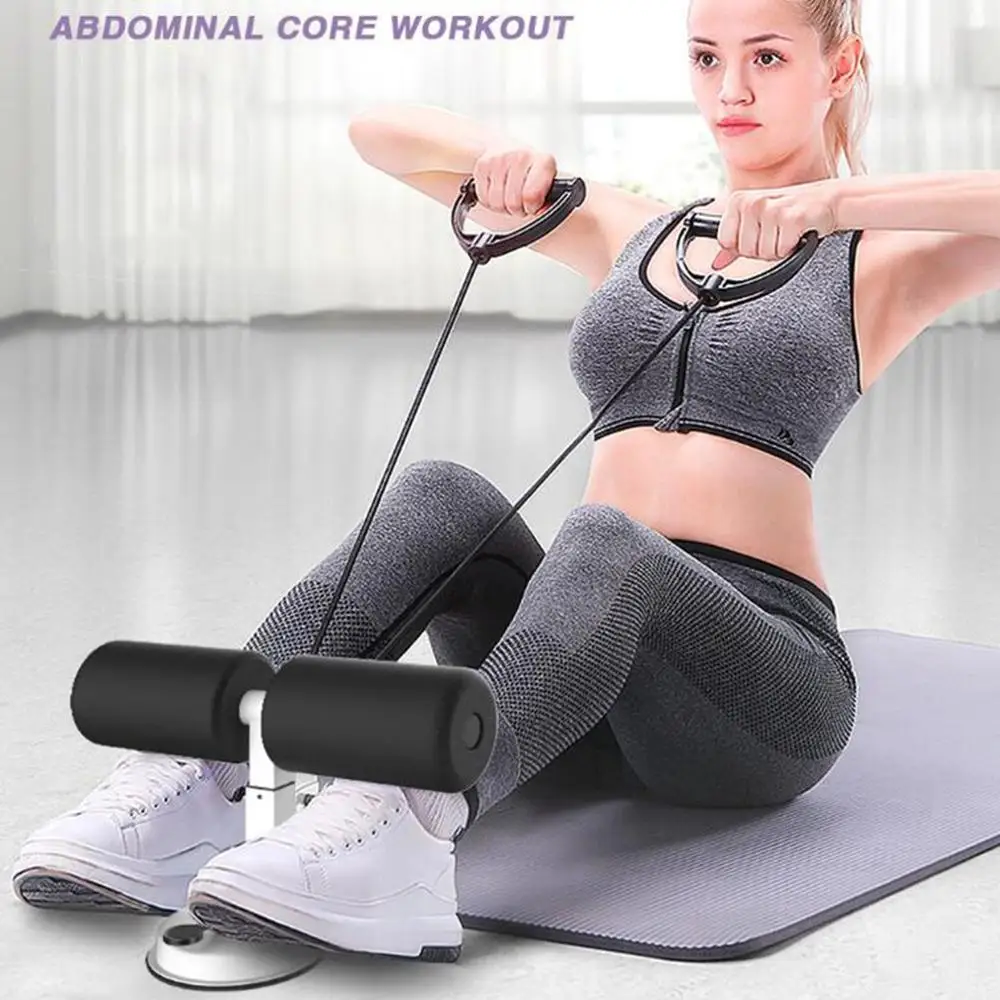 

ABS Trainer Sit Up Bar Self-Suction Fitness Equipment Abdominal Strength Trainer Home Gym Muscle Training Men Women Weightloss