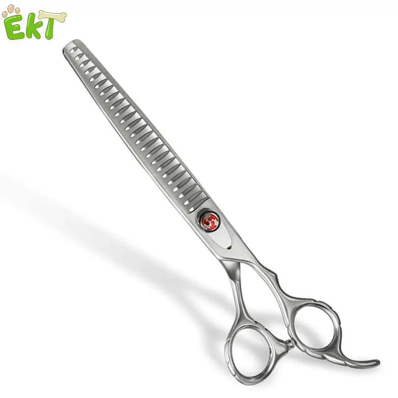 Ekthome dla psa Canin Hairdresser Stainless Steel Pet Grooming Scissors Doggy Thinning Shears SUS440C For Haircuts