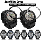 Металлический чехол с внешними краями для Garmin Fenix 6 6X Pro, защитный чехол с безелем и кольцом, защита от царапин
