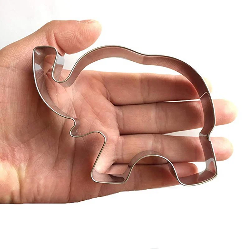 4 упаковки набор форм для резки печенья в виде слона торт из нержавеющей стали