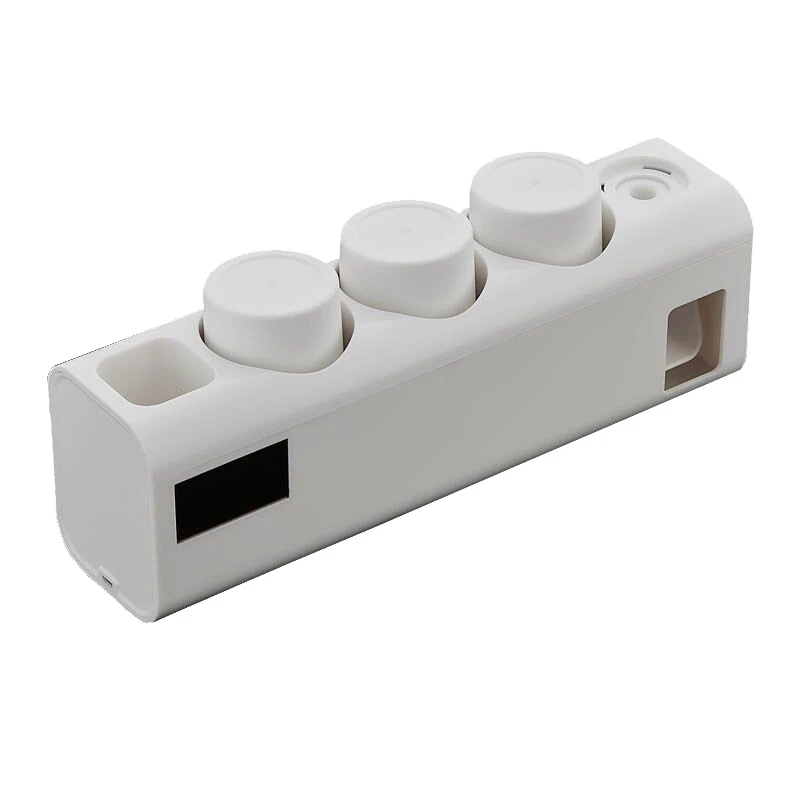 

Настенный держатель для зубной щетки, с автоматическим дозатором зубной пасты светильник легкий зарядный органайзер для электрической зуб...