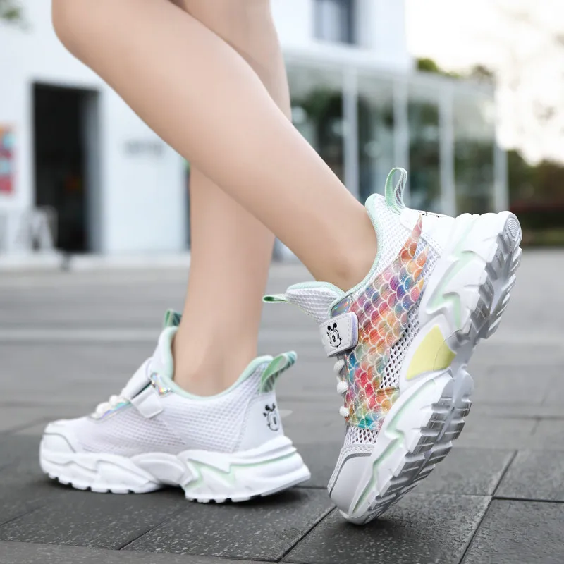 

Fashion Casual Children Sneakers 2021Summer Running Sports Shoes for Girls Girls Chaussure Enfant Kids Breathable Sneakers