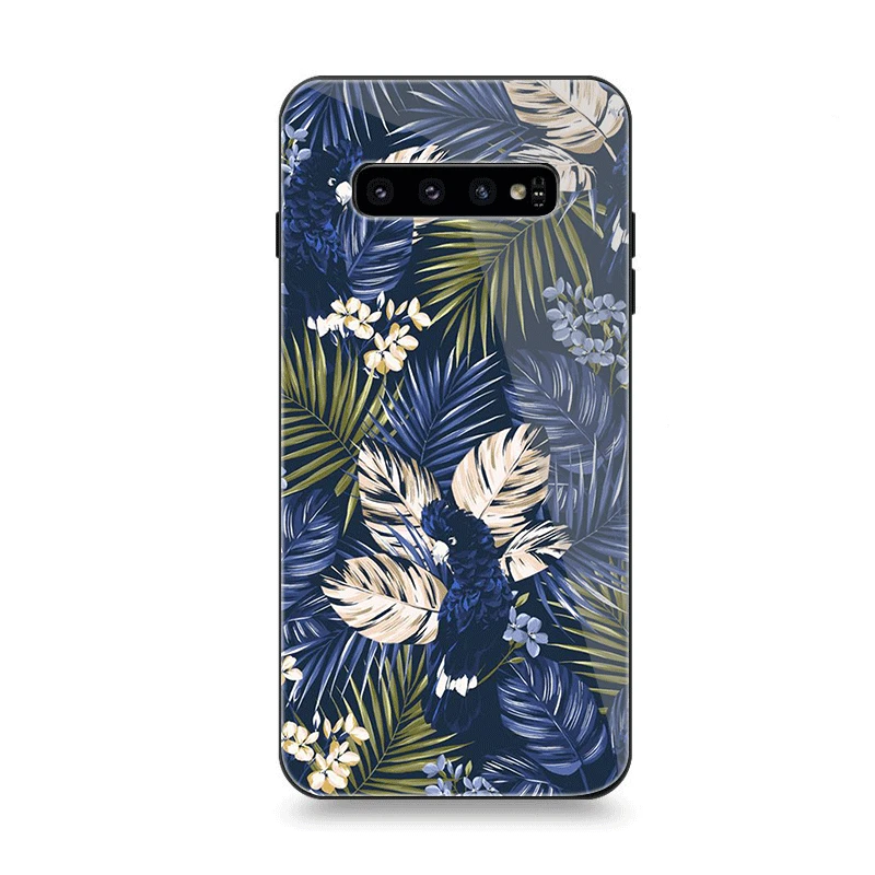 Чехол для телефона Стекло samsung A70 A50 A30 A40 A20 A60 A10 S7 край S8 S9 S10 плюс с живописным