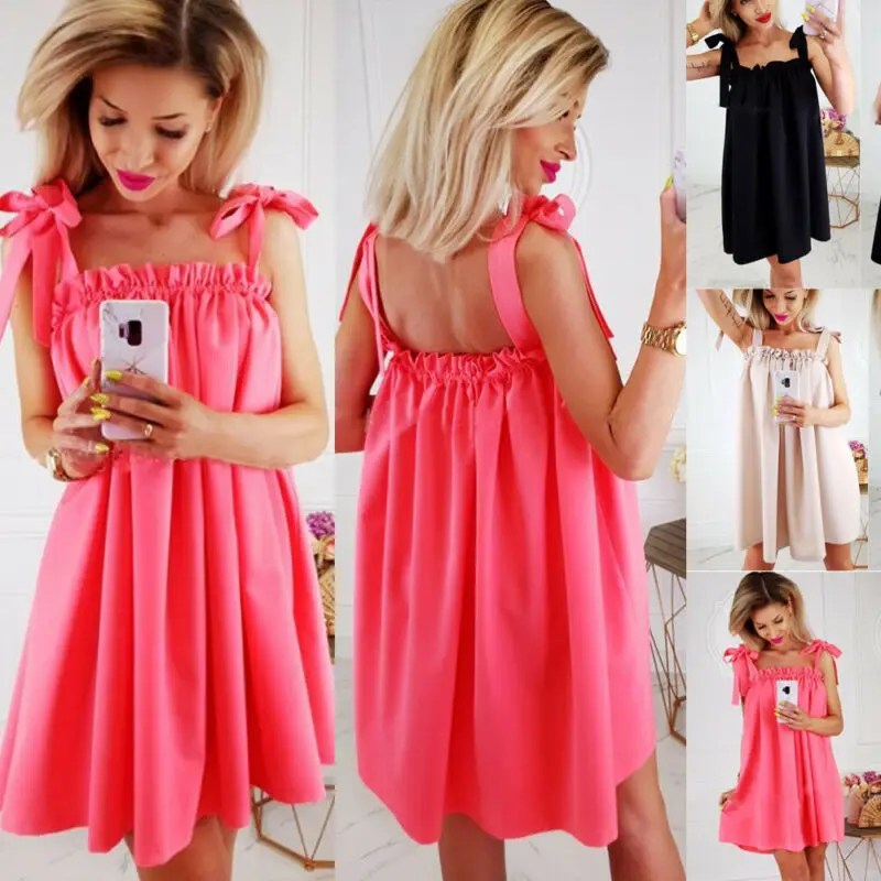 Великобритания Платье оверсайз женское платье летнее Бохо Короткое мини леди