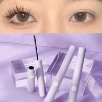 slender curling thin head mascara waterproof silk fiber mascara black long curling eyelash extensions sexy eyes makeup new