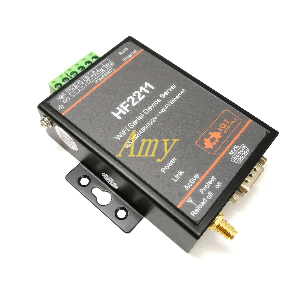 Сервер с последовательным портом WIFI RS232/485 беспроводной сервер DTU HF H100|dtu|rs232 |