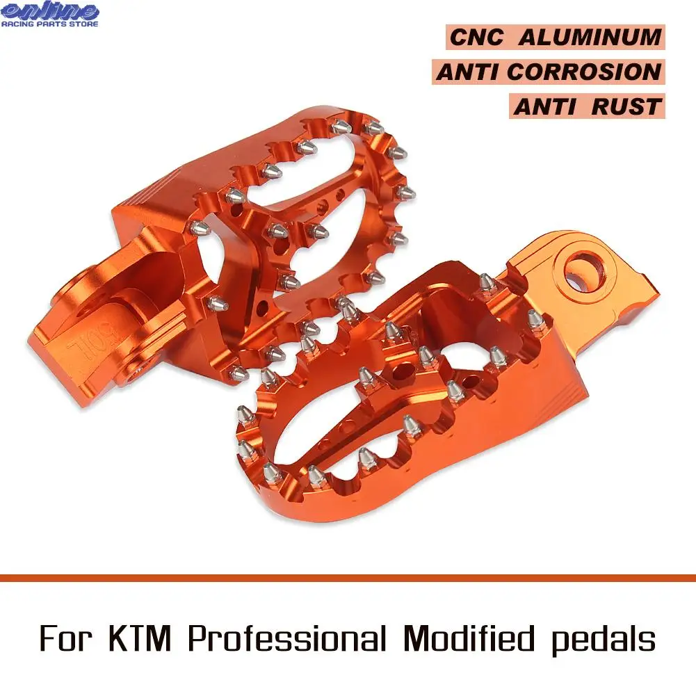 

CNC Footpeg Foot Pegs Rests Pedal For KTM SX SXF EXCF FREERIDE ENDURO ADVENTURE R S T Sherco Husqvarna TC TE FC FE Motorcycle