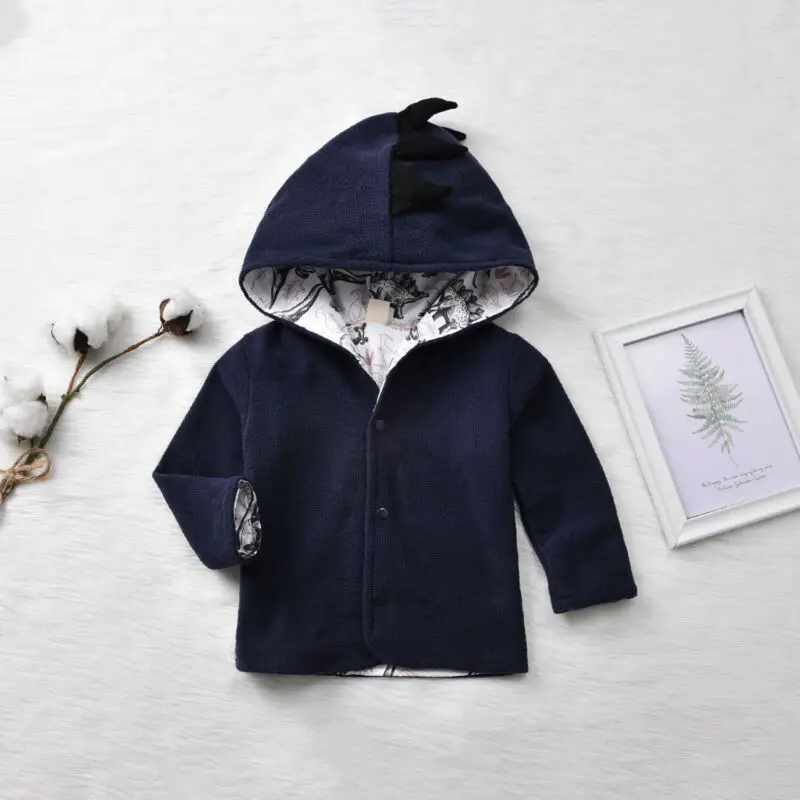 Новый 2020 для детей маленьких мальчиков с динозавром худи свитшот пальто Ботва