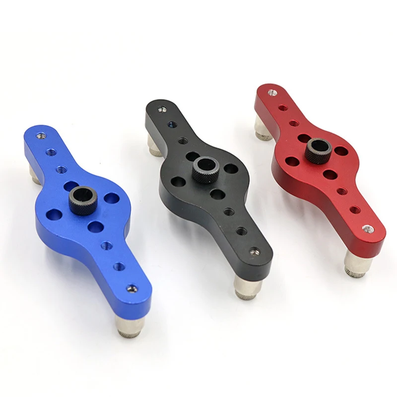 

Aluminum Alloy Pocket Hole Jig Woodworking Drilling Puncher Locator DIY Woodworking Self Centering Drill Guide Hole Puncher