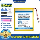 Аккумулятор LOSONCOER 100% мА  ч, 5200, 30100105, 35100105, для мобильных устройств