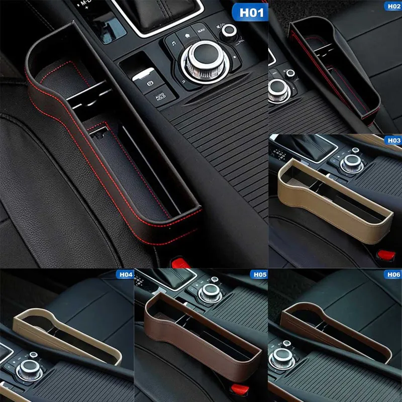 

For Car Truck Va Car Interior Seat Organizer Box Car Storage Trunk Gap Slit Filler Holder For Auto Wallet Phone Cigarette