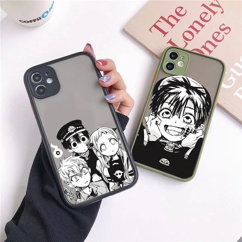 Противоударный чехол Hanako Kun в туалете для iPhone XR 12 11 Pro MAX XS 7 13X8 6Plus японское аниме