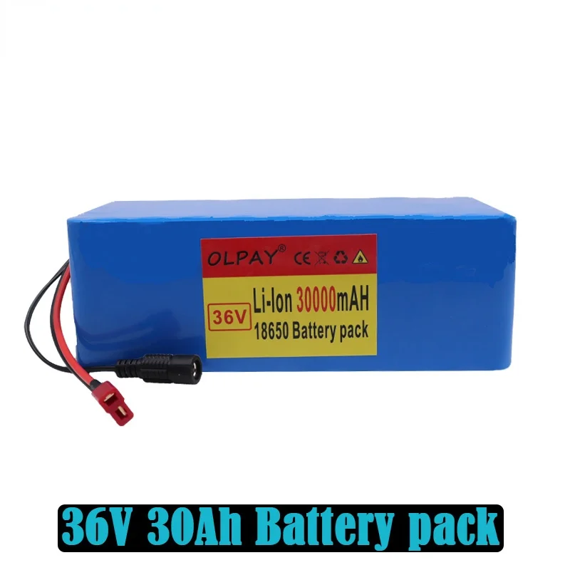 

New 36V 10S4P 30Ah 500W High power&capacity 42V 18650 lithium battery pack ebike electric car bicycle motor scooter with BMS