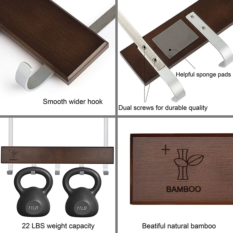 

2 Packs over the Door Hook Door Hanger over the Door Towel Rack for Hanging,Door Coat Hanger Towel Hanger Over