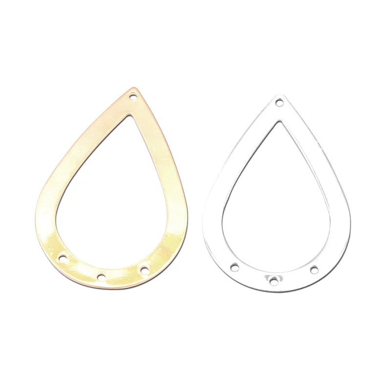 10 шт. медные капли воды Подвеска соединители для DIY ожерелья браслета компоненты