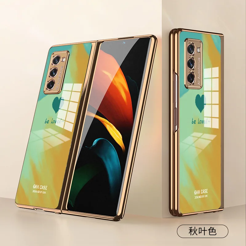 

Чехол для Samsung Galaxy Z Fold 2, ультратонкий Модный чехол для Galaxy Z, флип для Huawei Mate X2, для Xiaomi Mix, чехлы для телефонов