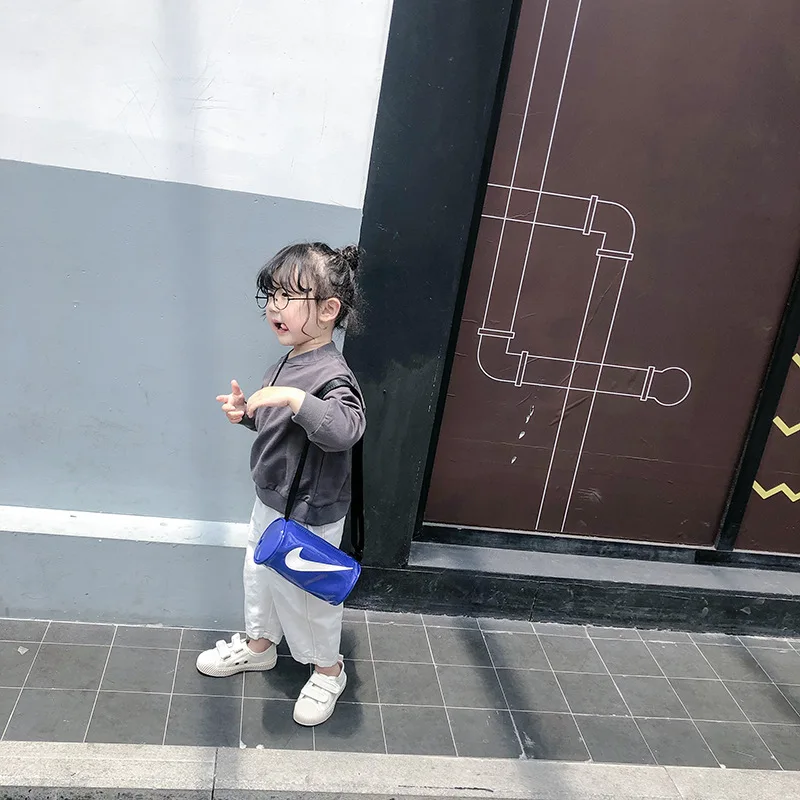 Коллекция года, Осенняя детская одежда в Корейском стиле Новая повседневная Свободная рубашка с маленьким отворотом для мальчиков и девочек