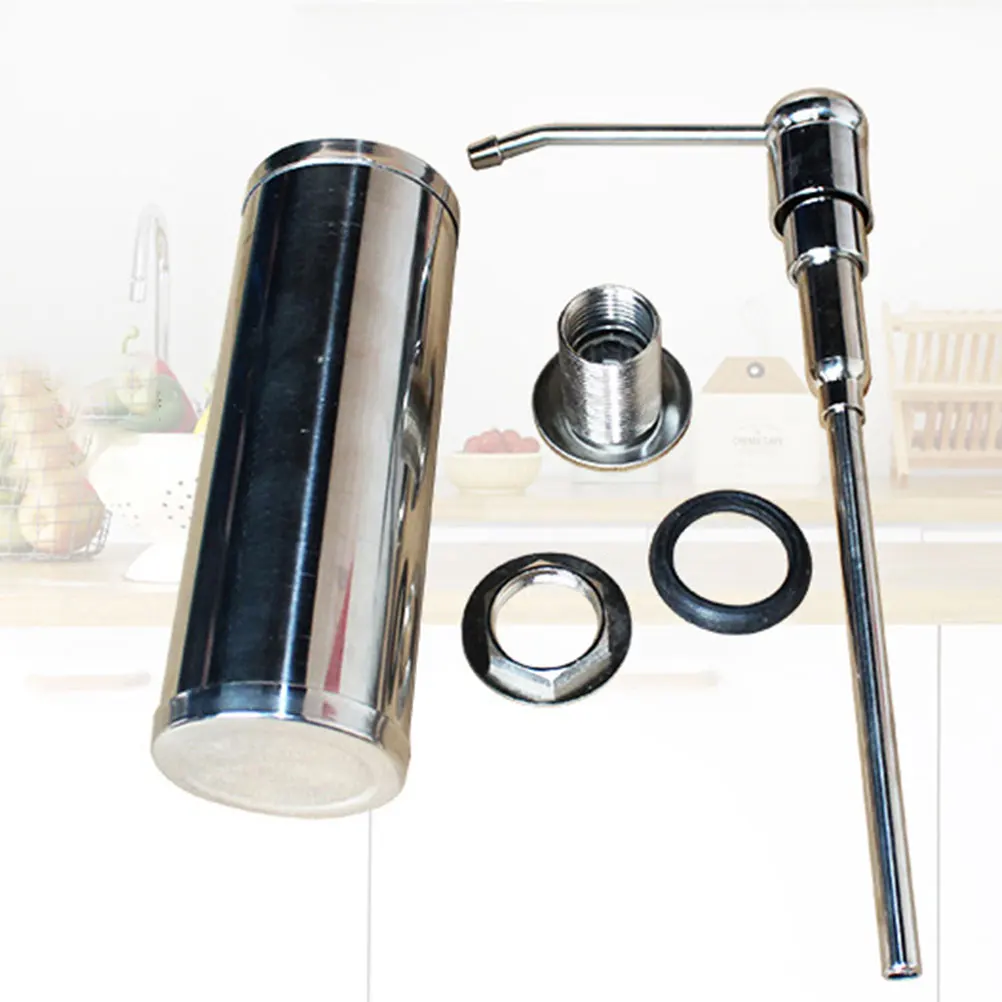 Портативный диспенсер для жидкого мыла из нержавеющей стали 304 пресс бутылка