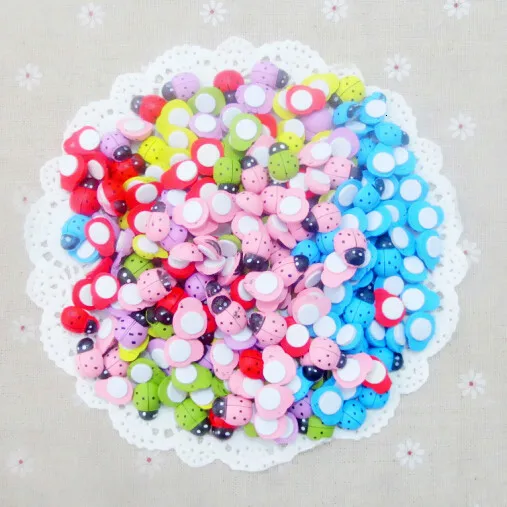 19*14 мм 20 шт магнит на холодильник деревянная Божья коровка Наклейка стену для