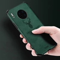 for huawei p20 p30 p40 pro lite case deer logo soft silicon leather case for huawei mate 20 30 pro cover for huawei phone case