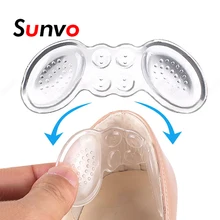 Sunvo ซิลิโคนเจล Heel Protector Heel Liner เบาะสติกเกอร์ Foot Care แทรก Insoles สำหรับรองเท้าส้นรองเท้าอุปกรณ์เสริม
