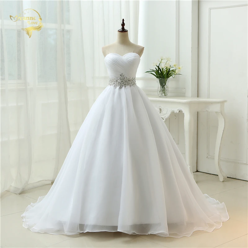 Лидер продаж, белое платье Vestido De Noiva, дизайн, а-силуэт, идеальный пояс, Robe De Mariage, без бретелек, на шнуровке, свадебные платья OW 7799