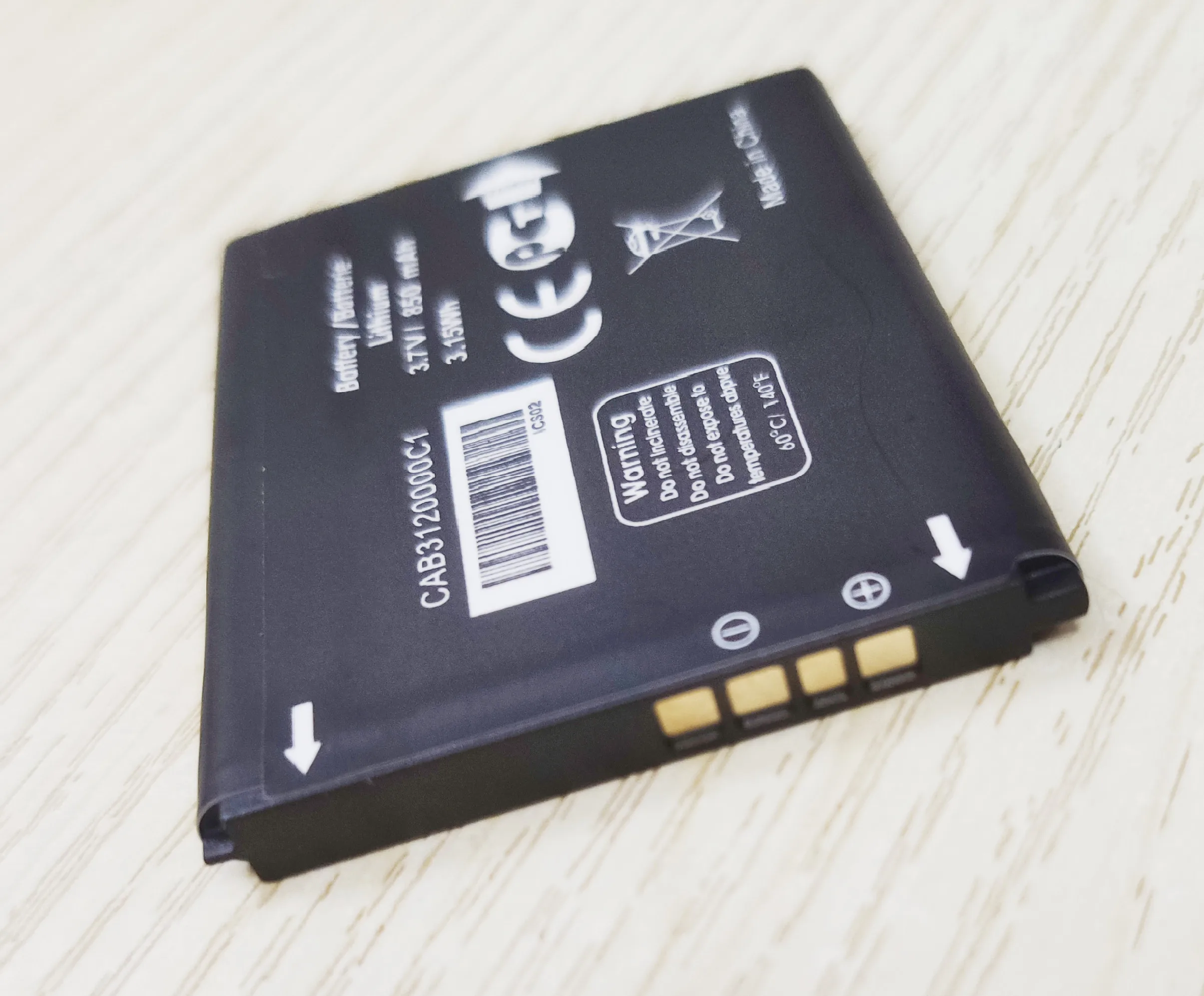New CAB3120000C1 CAB3122001C1 battery for Alcatel One Touch OT880A 385 510 602 OT710 710A 710D 768 806 807 810 810D mobile phone | Мобильные