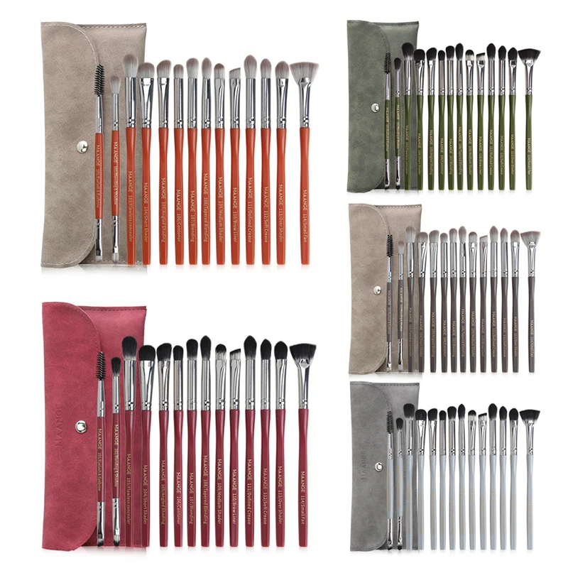 

14pcs makeup brush-The Sky Blue 11pcs super soft fiber makeup brushes set-high quality face&eye cosmetic pens-synthetic hair