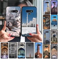 yndfcnb muslim mosque building phone case for samsung galaxy a30 a20 s20 a50s a30s a71 a10 a10s a7 a8 a6 plus cases