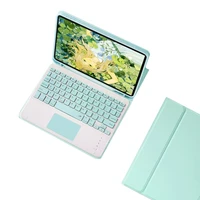 for pro11 2018 2020 ultra slim smart cover bluetooth compatible touchpad keyboard case removable 3 colors