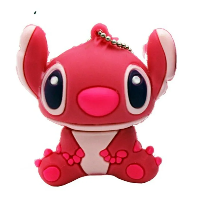 Милый Lilo& Stitch Usb флеш-накопитель 32 ГБ 128 Гб 64 ГБ флеш-накопитель 4 ГБ 8 ГБ 16 ГБ USB 2,0 Flsah диск флешки