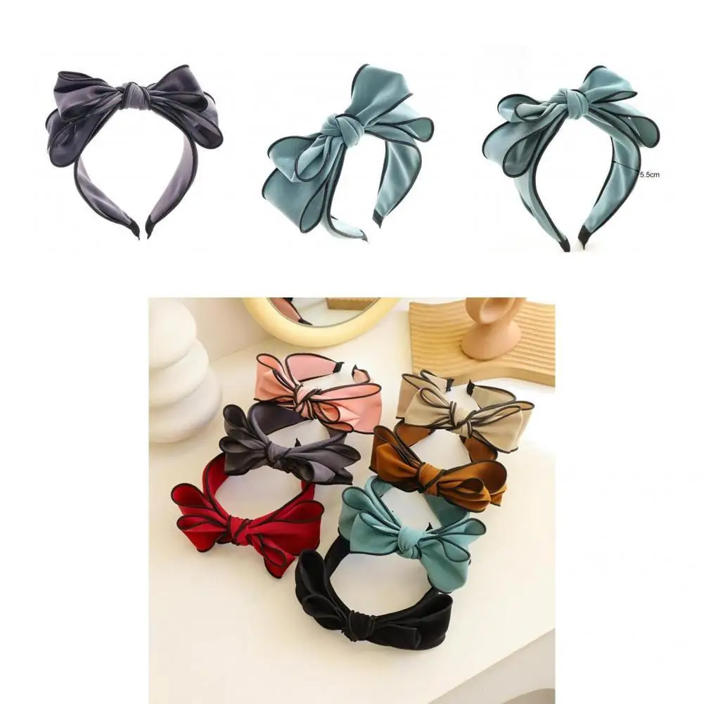 

Unique Hair Band Decorative Bright-colored Elegant Non-slip Hair Hoop Hair Clasp Hair Hoop