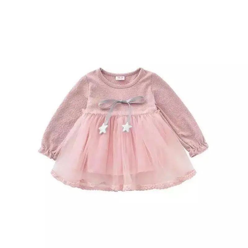 

2020 New Princess Skirt Clothes Baby Lace Skirt Girls Spring Autumn Dress For Girls Christmas Party Casual Dress Clothes