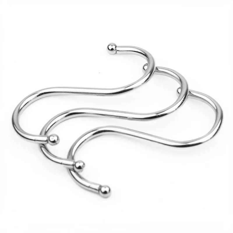 10 шт. 8 4 см s образные крючки на стене для кухни металлический присоска крючок