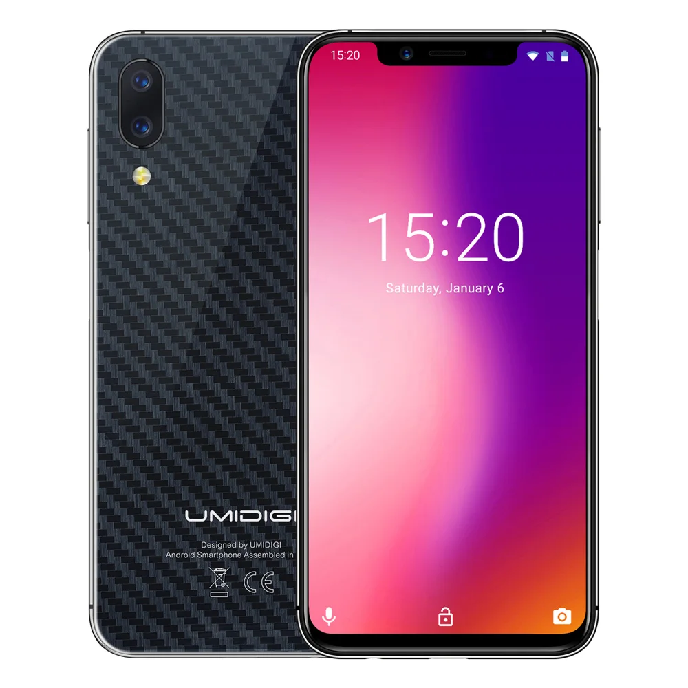 UMIDIGI One Pro глобальная полоса 4 ГБ 64 5 9 дюйма Android 8 1 мобильный телефон Беспроводная