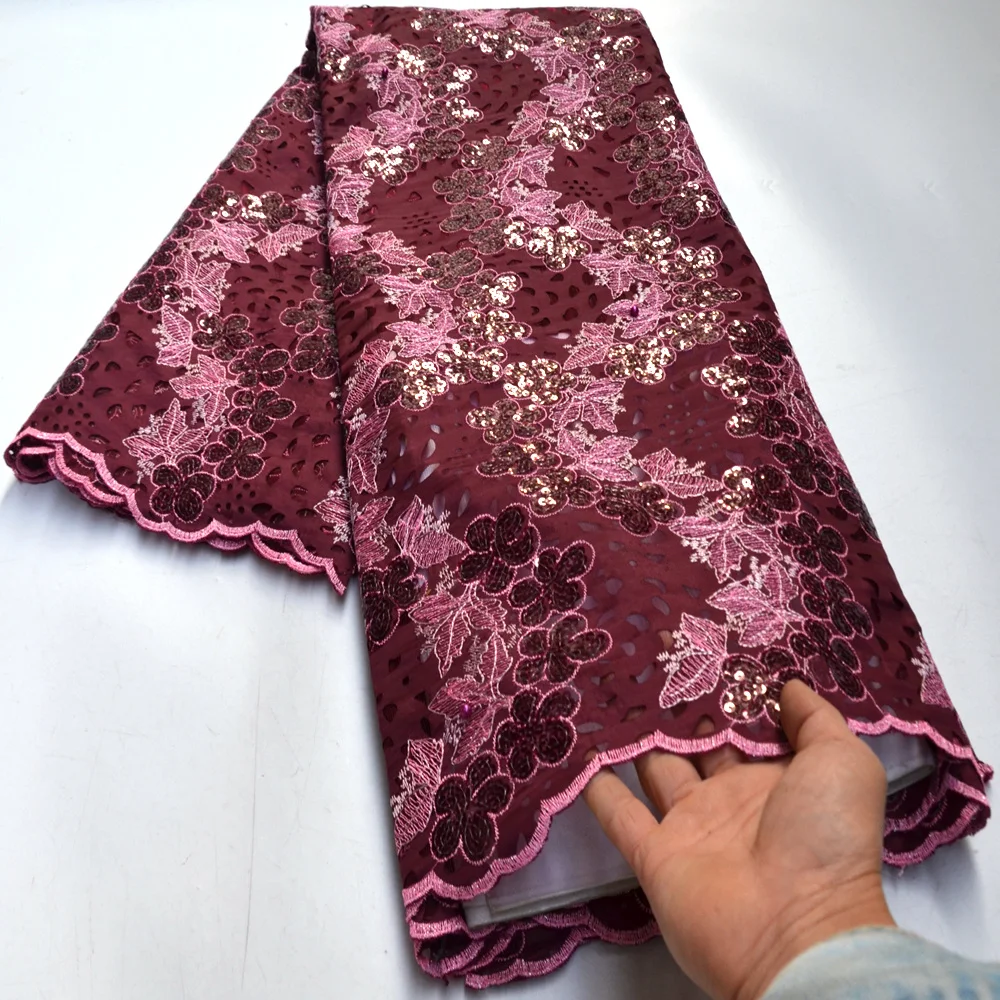 

Роскошные французские нигерийские кружева ручной работы, лучшее качество, африканские кружева, ткань с цветами, элегантное свадебное Тюлев...